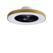 Lindby - Teleo LED Plafondventilator Geel Koper