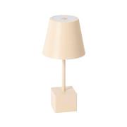 Lindby - Janea Cube Portable Taffellamp Dim. IP54 Beige