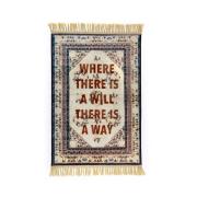 Seletti - The Way Burnt Carpet #8 80x120 Blauw/Multicolor