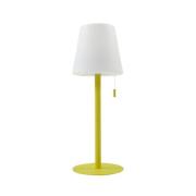 Lindby - Azalea LED Portable Taffellamp IP44 Wit/Geel