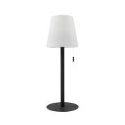 Lindby - Azalea LED Portable Taffellamp IP44 Wit/Zwart