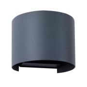 Lindby - Dara Round LED Smart Buiten Wandlamp Grijs