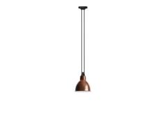 Lampe Gras - 322 L Hanglamp Round Raw Copper/White Lamp Gras