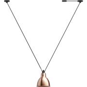 Lampe Gras - 323 L Hanglamp Round Copper/White Lamp Gras