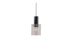 Lucande - Eirian Hanglamp Clear/Black