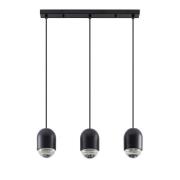 Lucande - Amielle 3 Hanglamp Black