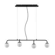 Lucande - Rama 4 Hanglamp Black