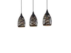 Lindby - Marcello 3 Hanglamp Black/Gold