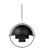 GUBI - Multi-Lite Hanglamp Ø36 Chroom/Zwart