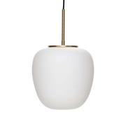 Hübsch - Muse Hanglamp Ø25 Opal/Brass