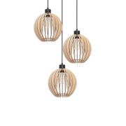 Envostar - Clay Cluster Hanglamp Black/Wood