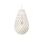 David Trubridge ltd - Koura Hanglamp H50 Wit 2 Kanten