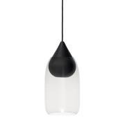 Mater - Liuku Hanglamp Drop Black/Transparent