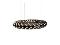 David Trubridge ltd - Maru Hanglamp Ø110 Zwart 1 Kant