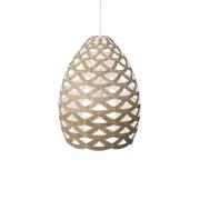 David Trubridge ltd - Tui Hanglamp Ø95 Wit 1 Kant