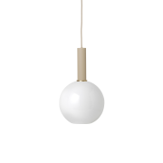 Ferm Living - Collect Hanglamp Opal Sphere High Cashmere