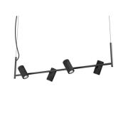 Herstal - Holder 4 Hanglamp Black