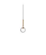 Nuura - Miira 1 Hanglamp Brass/Optic Clear