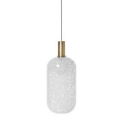 Ferm Living - Collect Hanglamp Casca Tall Milk/Low Brass