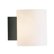 Herstal - Evoke Wandlamp IP44 Small Anthracite/Opaal