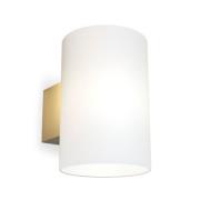 Herstal - Evoke Wandlamp IP44 Large Satin Brass/Opaal