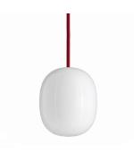 Piet Hein - Superegg 300 Hanglamp Opaal/Rood Kabel