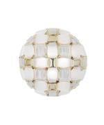 SLAMP - Mida Plafondlamp/Wandlamp Medium White/Gold