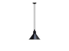 Lampe Gras - 322 L Hanglamp Kegelvormig Zwart