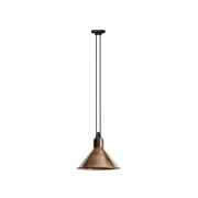 Lampe Gras - 322 L Hanglamp Conical Raw Copper