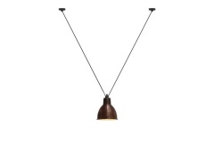 Lampe Gras - 323 XL Hanglamp Round Raw Copper