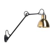 Lampe Gras - 122 Wandlamp Zwart/Brass