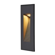 Lucande - Nuna LED Buiten Inbouw Wandverlichting Graphite