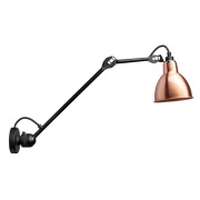 Lampe Gras - 304L40 Wandlamp Zwart/Koper/Wit