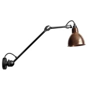 Lampe Gras - 304L40 Wandlamp Zwart/Raw Koper/Wit