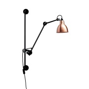Lampe Gras - 210 Wandlamp Zwart/Koper/Wit