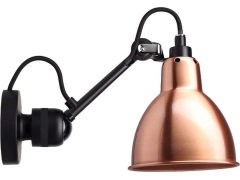 Lampe Gras - 304 Wandlamp Zwart/Koper