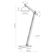 Envostar - Stort Vloerlamp Wood