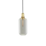 Normann Copenhagen - Amp Hanglamp Groot Smoke/Geelkoper