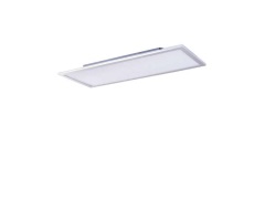 Lindby - Livel LED Plafondlamp 4.000K 80x30 White/Silver