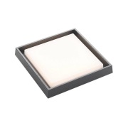 Lucande - Birta LED Square Buiten Plafondlamp 27x27 Dark Grey