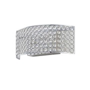 Lucande - Alizee Wandlamp Chrome/Clear