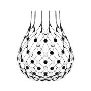 Luceplan - Mesh Hanglamp Ø80xH60 Phase 2m Black