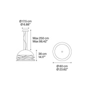 Lodes - Kelly So5 Hanglamp Ø60 Zwart