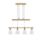 Lindby - Simeon Hanglamp White/Brass