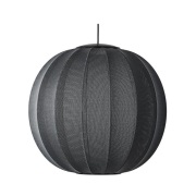Made By Hand - Knit-Wit 60 Round LED Hanglamp Black