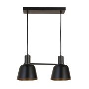 Lucande - Servan 2 Hanglamp Black