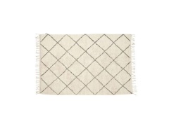 Hübsch - Rhomb Vloerkleed 120x180 Off-White