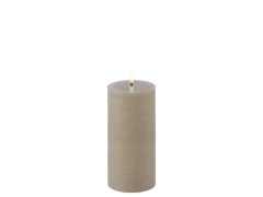 Uyuni - Cilinderkaars LED 7,8 x 15,2 cm Rustic Sandstone  Lighting