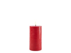 Uyuni - Cilinderkaars LED 7,8 x 15,2 cm Rustic Red  Lighting