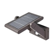 Lucande - Vakerian SolcelleWandlamp w/Sensor Graphite